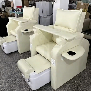 Wholesale Price Plumbing Foot Spa Pedicure Chair Luxury Pedicure Chairs Foot Spa Pedicure Extension Nail Chair Sofa - Product Image 2