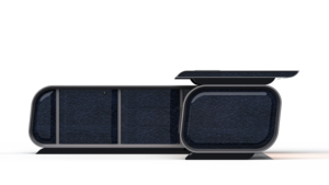 Ánh sáng cá nhân độc đáo sang trọng quý giá con công màu xanh kim loại sơn không dây sạc vân tay Khóa công nghệ không gian bàn bàn - Product Image 4