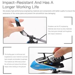 Mini-hélicoptère RC C129 4 canaux RTF, stabilisation automatique, retournement 3D en un clic, hélice unique sans aileron, modèle d'avion de simulation, jouet - Product Image 3