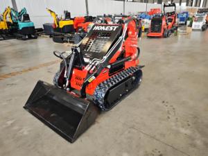 1ton 1000kg phía trước Trung Quốc Skid chỉ đạo Dingo đứng trên file đính kèm mini Crawler Skid chỉ đạo Bộ nạp với theo dõi - Product Image 6