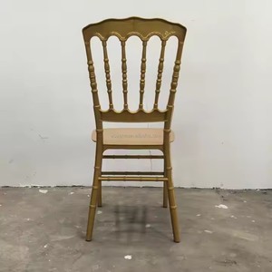 Chaise <span class=keywords><strong>Napoleon</strong></span> en plastique de l'<span class=keywords><strong>or</strong></span> brillant pp de cadre entier de Offres Spéciales dans le <span class=keywords><strong>prix</strong></span> le moins cher - Product Image 2