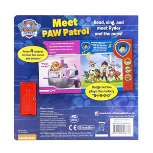 Rencontrez le livre de carte son <span class=keywords><strong>patrouille</strong></span> une machine d'apprentissage Play-a-Sound! - Product Image 5