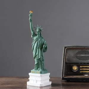 Estatua americana de la libertad, artesanía de resina, sala de estar decorativos para Accesorios de escritorio, adornos creativos de resina para mesa - Product Image 1