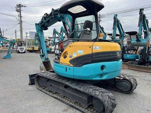 Excavadora usada versátil, miniexcavadora de cadenas usada, modelo 2017, 1500 horas, 4 toneladas, marca japonesa original Kubota. - Product Image 4