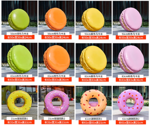 Açık parti dekorasyon dev dondurma koni Fiber cam heykel reçine hazırlanmış kek modeli açık dev dondurma konileri - Product Image 3