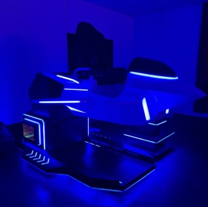 Nouveautés : Simulateur de vol professionnel VR 9D pour intérieur, machine de jeu VR avec mouvement 3 DOF - Product Image 1