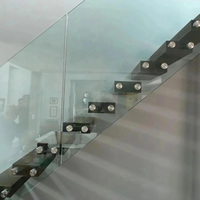 EKOO Ventes Flash : Support réglable en acier inoxydable pour balustrades de balcon et rampes d'escalier en verre