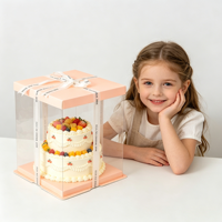 Boîte à gâteau de grande taille sur mesure avec corde en coton pour la famille, fabriquée par YIpin Yinji Source Factory
