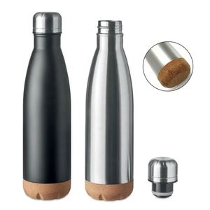 Custom Promotional 17oz Stainless Steel Water <b>Bottle</b> Thermos Cup Vacuum <b>Flasks</b> Cola Sports Water <b>Bottles</b> with Cork Base - Product Image 2