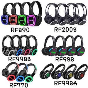 INDA Émetteur Professionnel Silent Disco T90PRO <span class=keywords><strong>HiFi</strong></span> 500M de portée avec connexion XLR+<span class=keywords><strong>Bluetooth</strong></span>, Hôte Audio et Casques pour Soirées Silencieuses - Product Image 3