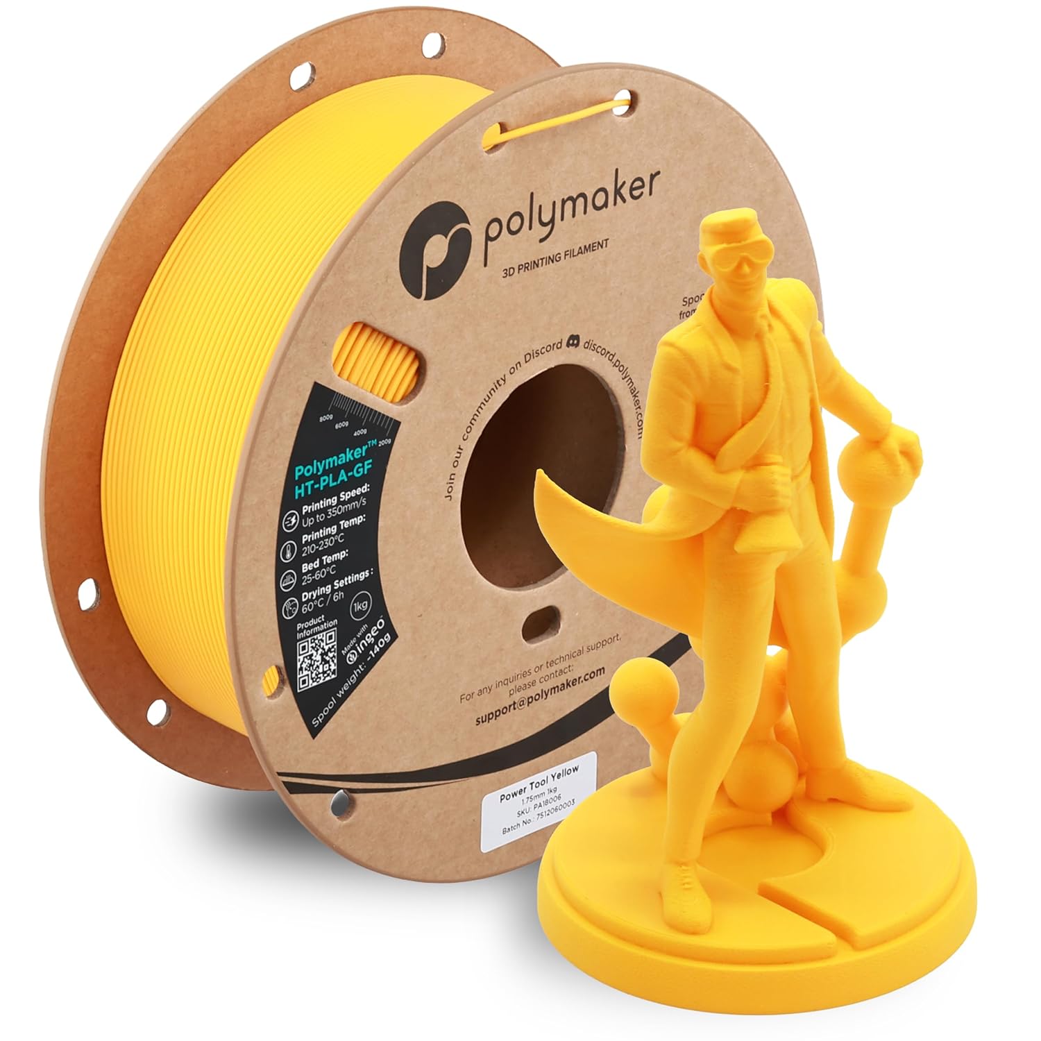 Outil électrique 120-175 mm, code jaune-hex f6b649