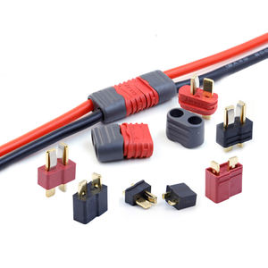 Cavo di prolunga antiscivolo Amass AM-1015E da 100 mm, connettore T maschio/femmina AM1015E-M/F Deans T-Plug per Lipo RC - Product Image 6