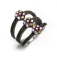 Bagues en marcassite et rubis, argent sterling, nouveau sac en polyéthylène, zircon classique, argent antique, bijoux géométriques en argent, bijoux de mode, 6,8 g