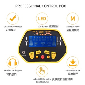 جهاز كشف معادن يدوي احترافي بشاشة LCD - Product Image 4
