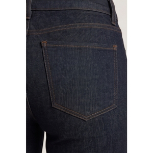 Jeans de Mezclilla para Mujer, Cintura Alta, Corte Recto, Lavado Oscuro, Ajuste Regular, Largos, Sexys, Casuales, 100% Algodón, Tela de 140g - Product Image 4