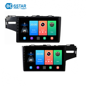 Reproductor de vídeo con pantalla táctil para coche, Radio con Android, DVD, navegación, para <span class=keywords><strong>Honda</strong></span> FIT Jazz 2014 - Product Image 1