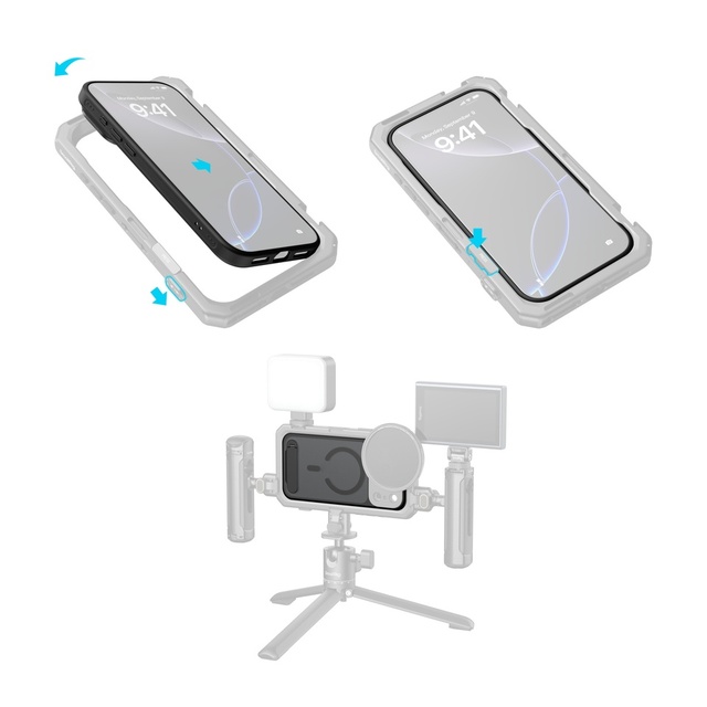 For iPhone 17 Pro/Pro Max Lightweight MagSafe Magnetic Phone Case with 67mm Filter