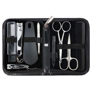 Kit de manucure de haute qualité, ensemble d'outils pour le soin des ongles, instruments de beauté en acier inoxydable, ciseaux, limes, kit de manucure et pédicure personnalisé - Product Image 1