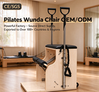 Kursi Pilates Wunda Kayu Maple Premium MJD Fitness, Pelatih Inti Gerakan Halus dengan Logo Kustom, Peralatan Rumah untuk Pilates