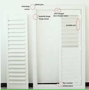 आधुनिक शैली के इंटीरियर विंडो वृक्षारोपण शटर्स लकड़ी/pvc विनाइल लोकप्रिय सादगी फैशन - Product Image 4