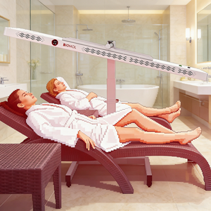 Panneau de luminothérapie LED rouge professionnel à 7 longueurs d'onde avec écran tactile pour soins de la peau du visage à domicile, <span class=keywords><strong>solarium</strong></span>, sauna, salon - Product Image 1