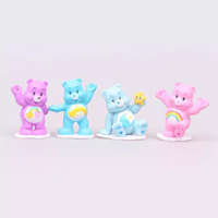 Nouveauté : Figurines d'ours colorées pour enfants, jouets de dessin animé, poupées et figurines d'action