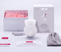 Vibrateur Rose Économique en Forme de Rose, Stimulateur Clitoridien à Succion et Vibration
