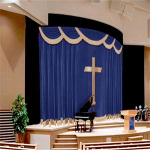 Tende da Palcoscenico in Velluto Ignifugo Personalizzate, Pronte all'Uso, Tipi Manuali e Motorizzati. - Product Image 5