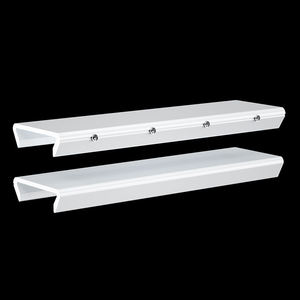 Connecteur de rail droit pour fenêtre et rideau, connecteur d'angle de rail en aluminium - Product Image 2