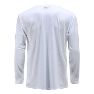 Wholesale Full Custom Logo High Quality <strong>White</strong> Men's UPF 50+ Breathable Printed Quick Dry <strong>Long</strong> Sleeve Fishing <strong>Shirt</strong> - Product Image 3