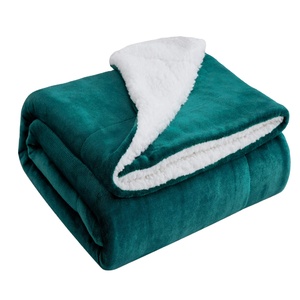 Chăn Bán Buôn Mềm Sherpa Chăn Tùy Chỉnh Kích Thước Twin Nữ Hoàng Ném Chăn - Product Image 1