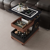 Table de chevet moderne prix d'usine Table d'appoint intelligente avec hauteur réglable mobile rotative pour chambre salon utilisation