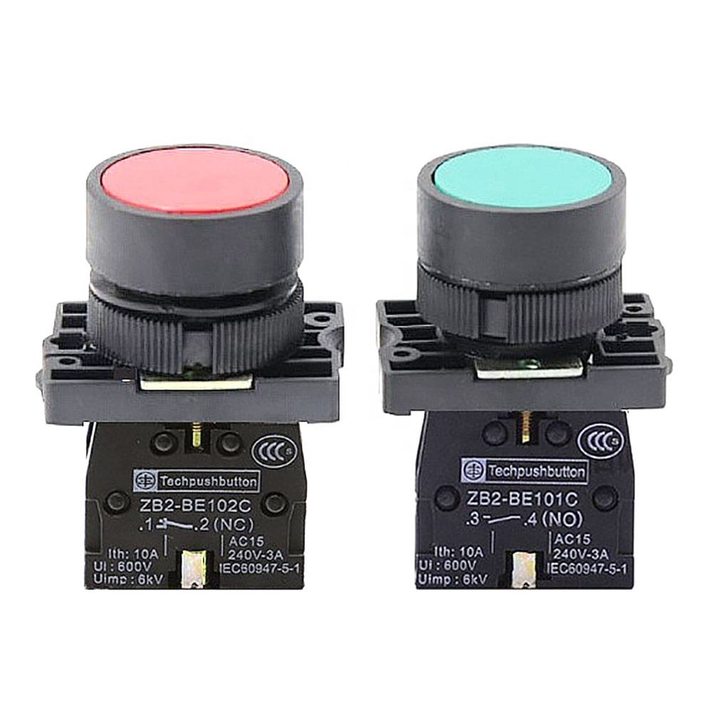 XB2-EA31 Green Sign Ignition Momentary Push Button Switch