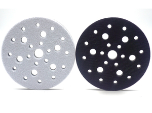 5 Inci <span class=keywords><strong>Hook</strong></span> & <span class=keywords><strong>Loop</strong></span> 8 Lubang Lembut Antarmuka Pad Spons Poles Penyangga Bantalan - Product Image 5