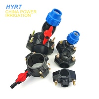 HDPE UPVC PP фитинг трубы седло зажим/зажим седло Компрессионный фитинг оросительная система