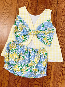Conjunto de Falda y Blusa sin Mangas para Niña, Diseño Personalizado GSD3826 con Estampado de Bandera del 4 de Julio, Venta al Por Mayor - Product Image 2