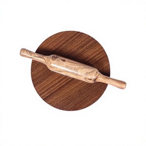 Rouleau à pâtisserie et planche à préparer les roti et les chapati en bois de qualité supérieure, vendus en gros - Product Image 1