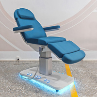 Table de massage portable avec télécommande intelligente pour centre de soins des cils, lit de massage électrique, canapé de physiothérapie