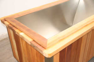 Vasca da Bagno in Legno di Cedro Rosso per Immersione in Acqua Fredda, per 1-2 Persone, Vendita all'Ingrosso - Product Image 5