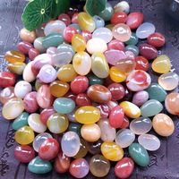 Galets de pierre de jade naturelle 3-6mm, lisses et polis, couleurs mélangées, gravier pour terrazzo, béton perméable, écologique, non toxique, jardin