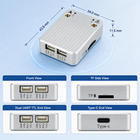 Système de navigation GPS pour tracteur Base E Rover GNSS RTK multifréquence, anti-brouillage, indice de protection IP54, température de fonctionnement de -45 à 75 degrés Celsius