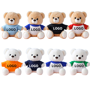 Songshan Toys Hochwertige Werbegeschenke Individuelle Hoodie-Teddybären Plüschtiere mit LOGO-Shirts für Kindergeschenke - Product Image 1
