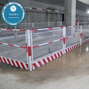 ประตูเหล็กนิรภัยสำหรับลิฟต์  แบบตาข่ายลวดเชื่อม  สำหรับงานก่อสร้าง  ป้องกันการตก  ใช้ในช่องลิฟต์ - Product Image 3