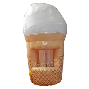Stand de crème glacée gonflable Portable, de 3m de long, pour usage commercial