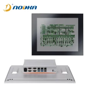 Panel industrial impermeable IP65, pc I3 i5 i7 CPU, pantalla táctil capacitiva multitáctil, ordenador industrial