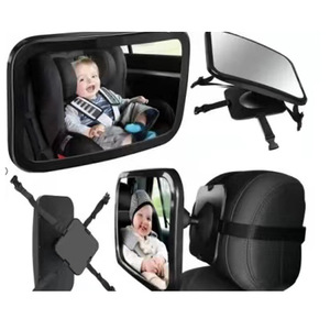 JXBSD – rétroviseur de voiture pour bébé, en plastique ABS noir, pour l'observation du siège d'enfant dans l'intérieur du véhicule - Product Image 1