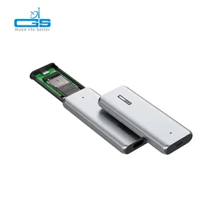 새로운 USB 3.0 외장형 하드 드라이브 SSD 케이스, 도매 컴퓨터 액세서리 m.2 케이스 ssd to usb3.1 인클로저