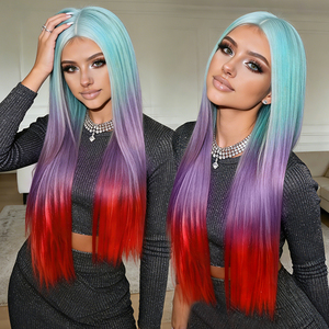 Extensions de cheveux synthétiques Kanekalon Futura LF Fiber, différentes couleurs, lisses et soyeuses, sans nœuds. - Product Image 1