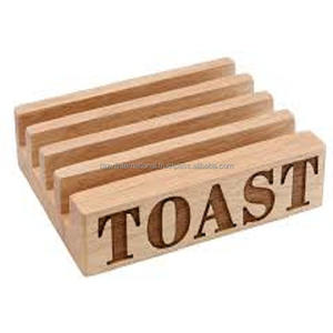 Fancy <b>Wooden</b> Toast <b>Rack</b> for Storage Elegant Design for Displaying Toast or Bread - Product Image 1