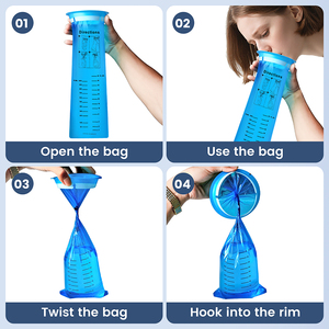 Kantong plastik sekali pakai, kantong muntah dan kencing tahan bocor, tas pesawat Emesis ini - Product Image 6